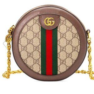 Ophidia mini GG round shoulder bag - Like new with box and dust bag - authentic